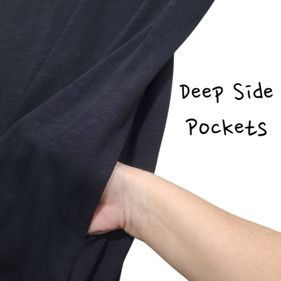 Talbots Embroidered Dress Black White Size Large - Picture 4 of 16